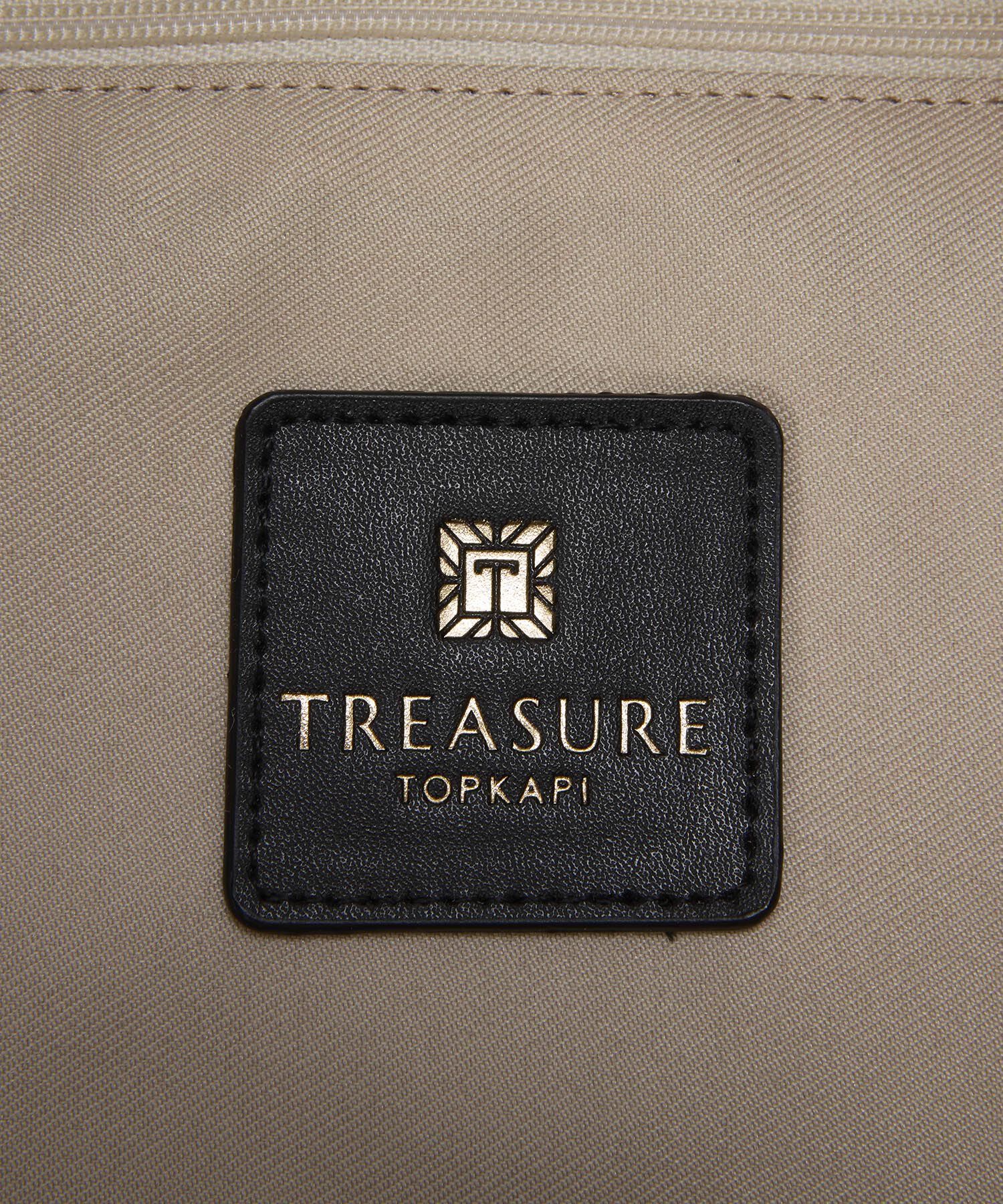 TOPKAPI TREASURE「【TREASURE TOPKAPI】マイルドサテン スカーフ柄 巾着 トート バッグ」|トートバッグ|