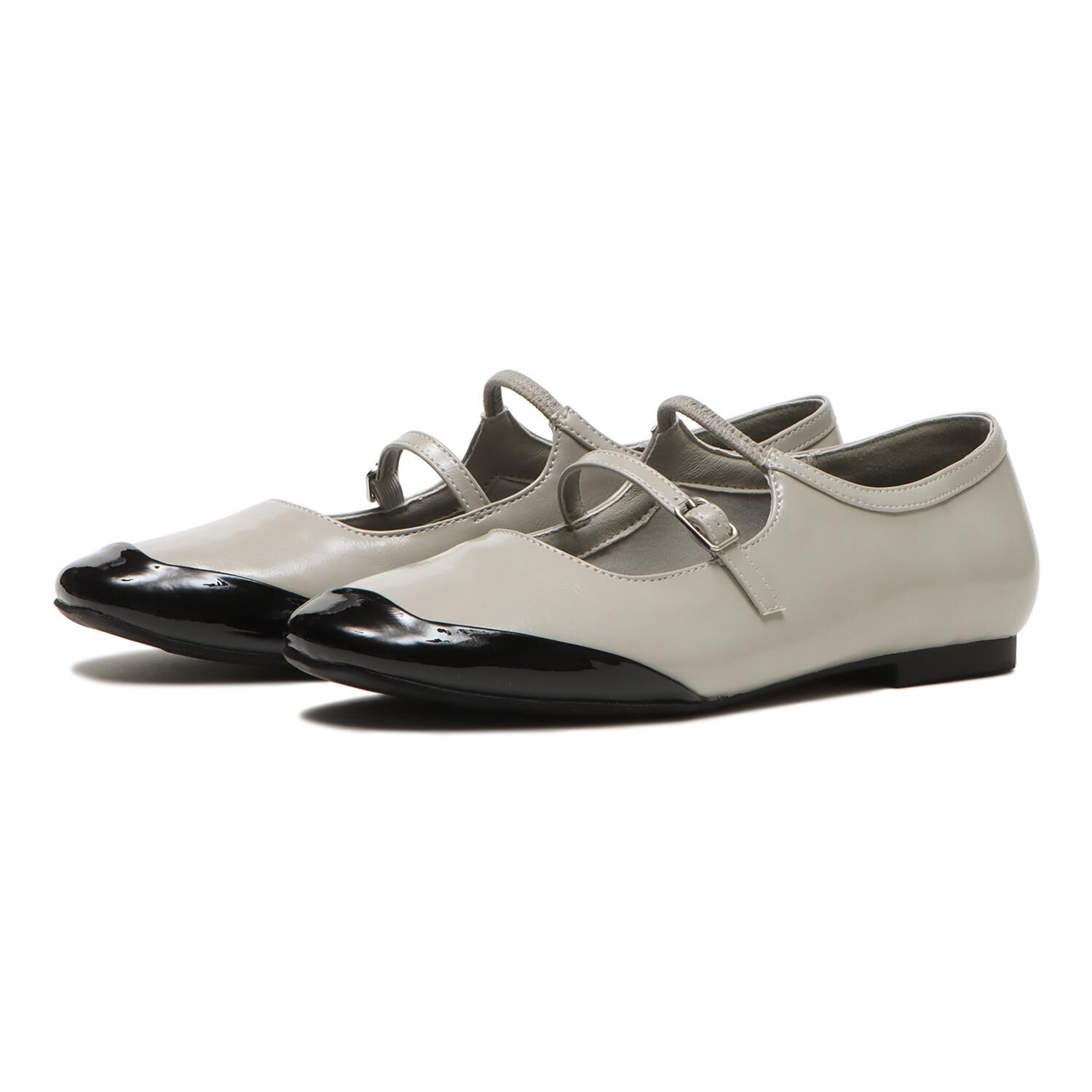 ABC SELECT「【ABC SELECT】2BELT TOE CAP FLAT」|パンプス|