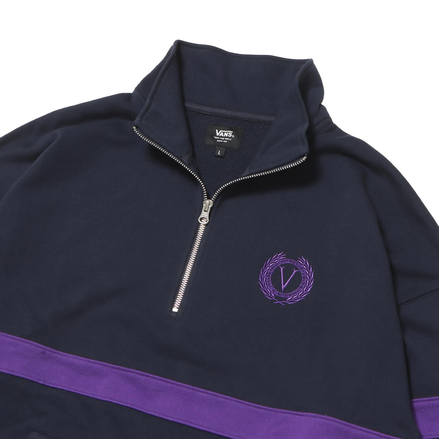 VANS「【VANSｱﾊﾟﾚﾙ(WJ)】M Bi-Color Half Zip Sweat」|パーカー|