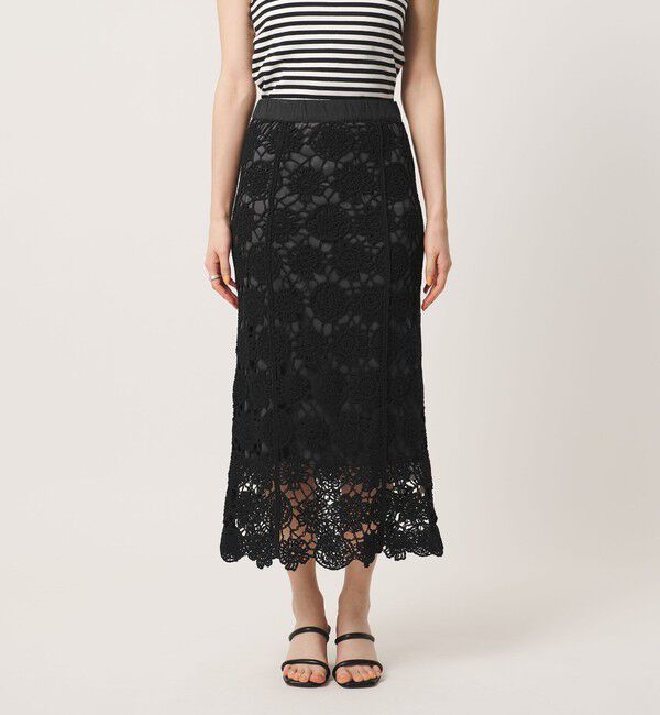 UNITED ARROWS「＜MARILYN MOON＞クロシェ スカート」|Tシャツ・カットソー|