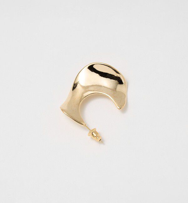 UNITED ARROWS「ウェイビー メタル ピアス」|ピアス|