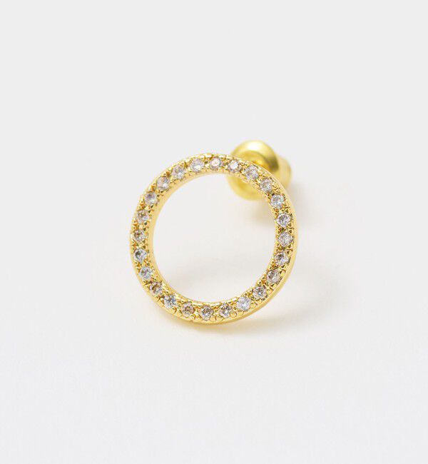 UNITED ARROWS「サークルパヴェ ピアス」|ピアス|