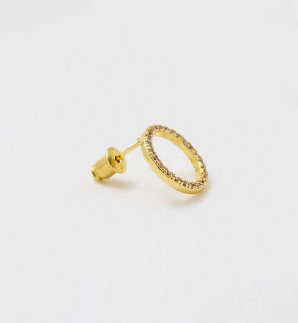 UNITED ARROWS「サークルパヴェ ピアス」|ピアス|