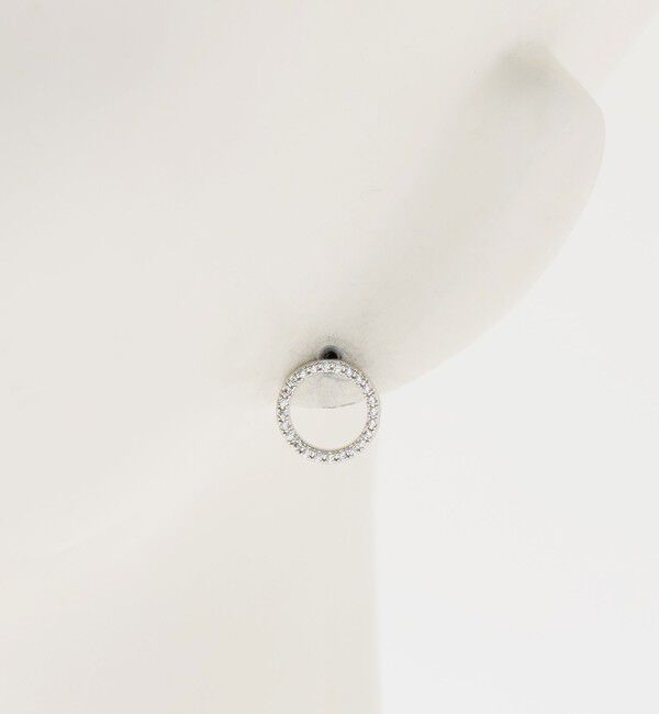 UNITED ARROWS「サークルパヴェ ピアス」|ピアス|