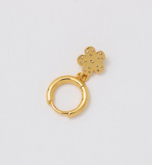 UNITED ARROWS「ミニフラワー&フープ ピアス」|ピアス|