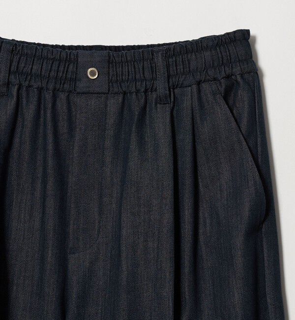 UNITED ARROWS green label relaxing「［size SHORT/TALLあり］ニーハイワイド パンツ デニム ストレッチ」|デニム|