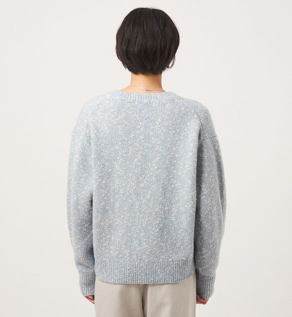 UNITED ARROWS green label relaxing「ミックスヤーン スキッパー カーディガン」|カーディガン|
