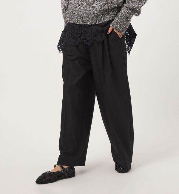 UNITED ARROWS green label relaxing「［size SHORT/TALLあり］キモウ ニーハイワイドパンツ」|その他|