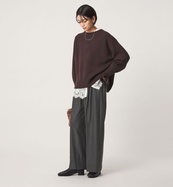 UNITED ARROWS green label relaxing「［size SHORT/TALLあり］キモウ ニーハイワイドパンツ」|その他|
