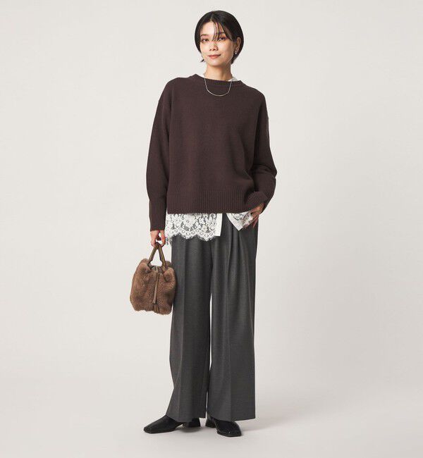 UNITED ARROWS green label relaxing「［size SHORT/TALLあり］キモウ ニーハイワイドパンツ」|その他|