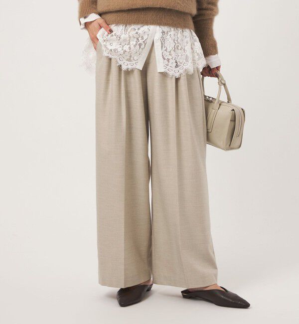 UNITED ARROWS green label relaxing「［size SHORT/TALLあり］キモウ ニーハイワイドパンツ」|その他|NATURAL