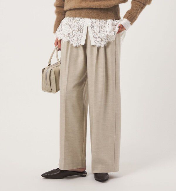 UNITED ARROWS green label relaxing「［size SHORT/TALLあり］キモウ ニーハイワイドパンツ」|その他|