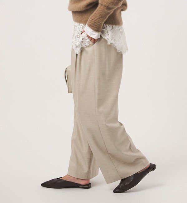 UNITED ARROWS green label relaxing「［size SHORT/TALLあり］キモウ ニーハイワイドパンツ」|その他|