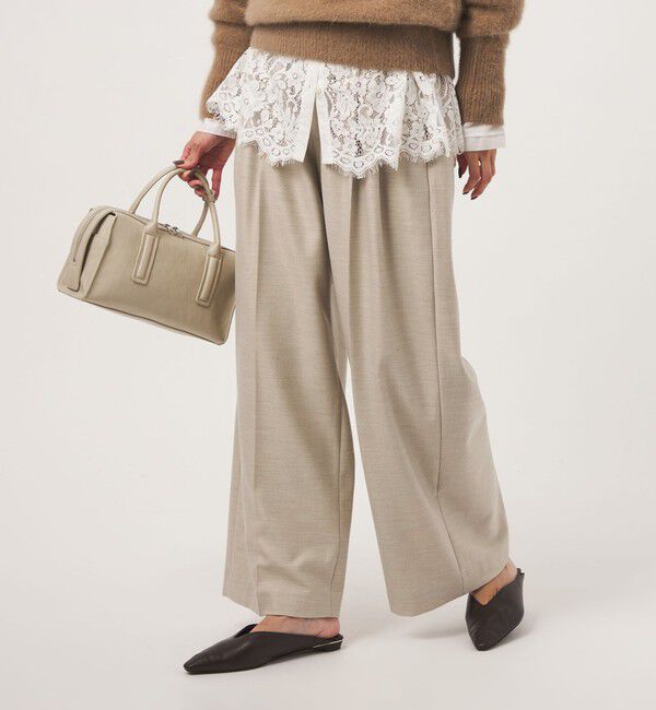 UNITED ARROWS green label relaxing「［size SHORT/TALLあり］キモウ ニーハイワイドパンツ」|その他|