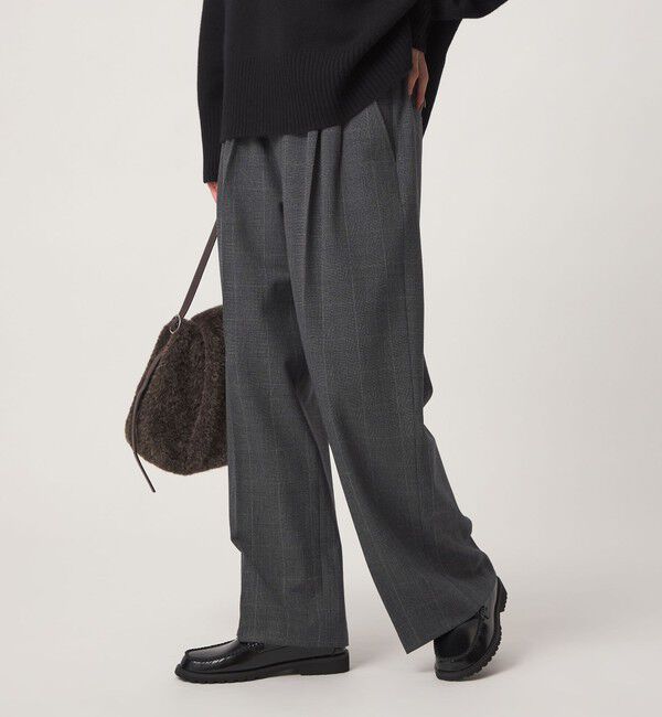 UNITED ARROWS green label relaxing「［size SHORT/TALLあり］キモウ ニーハイワイドパンツ」|その他|その他1