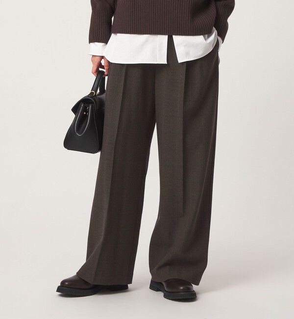 UNITED ARROWS green label relaxing「［size SHORT/TALLあり］キモウ ニーハイワイドパンツ」|その他|その他2
