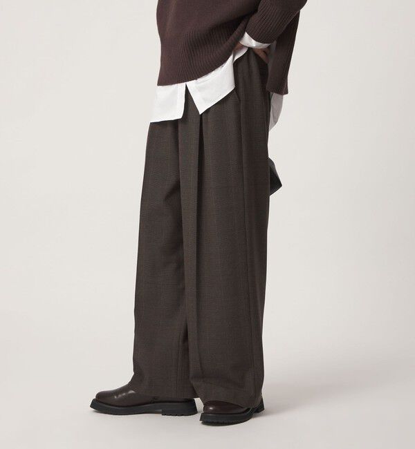 UNITED ARROWS green label relaxing「［size SHORT/TALLあり］キモウ ニーハイワイドパンツ」|その他|