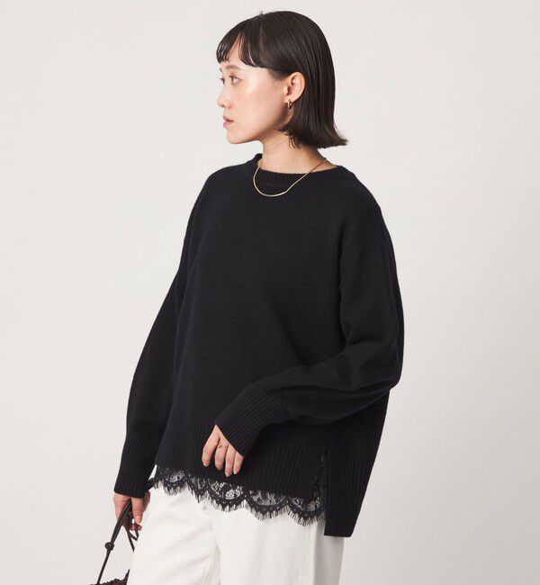 UNITED ARROWS green label relaxing「［size SHORTあり］SERENITY クルーネック プルオーバー ニット」|ニット・セーター|