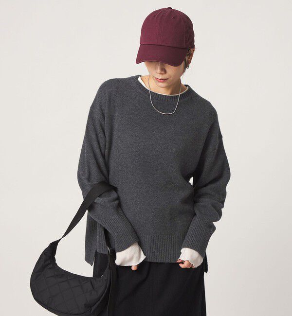UNITED ARROWS green label relaxing「［size SHORTあり］SERENITY クルーネック プルオーバー ニット」|ニット・セーター|