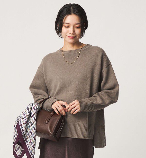 UNITED ARROWS green label relaxing「［size SHORTあり］SERENITY クルーネック プルオーバー ニット」|ニット・セーター|MOCA