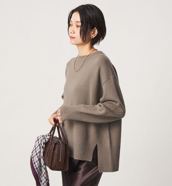 UNITED ARROWS green label relaxing「［size SHORTあり］SERENITY クルーネック プルオーバー ニット」|ニット・セーター|