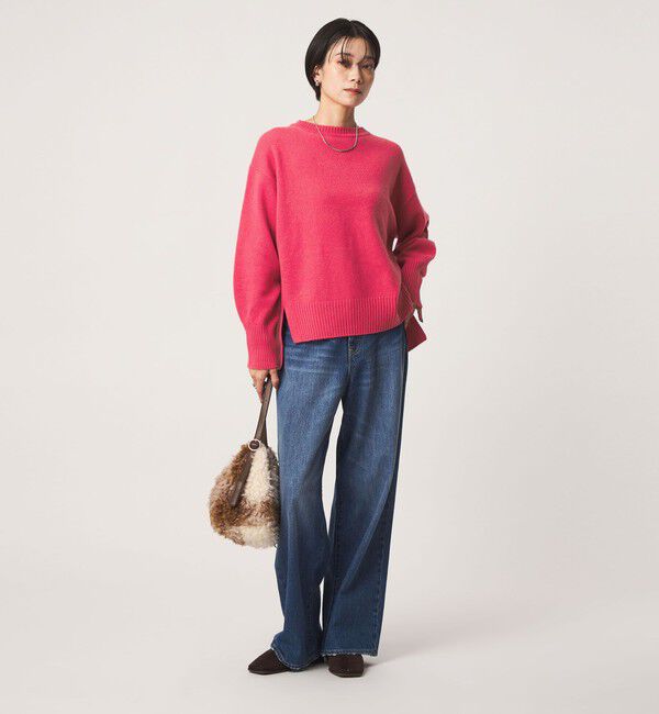 UNITED ARROWS green label relaxing「［size SHORTあり］SERENITY クルーネック プルオーバー ニット」|ニット・セーター|