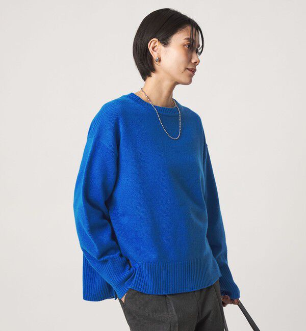 UNITED ARROWS green label relaxing「［size SHORTあり］SERENITY クルーネック プルオーバー ニット」|ニット・セーター|