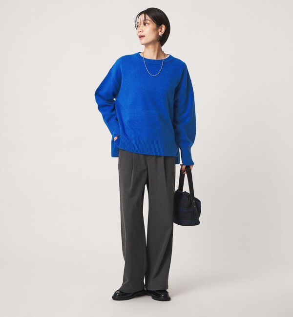 UNITED ARROWS green label relaxing「［size SHORTあり］SERENITY クルーネック プルオーバー ニット」|ニット・セーター|