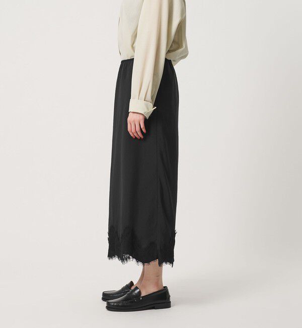 BEAUTY&YOUTH UNITED ARROWS「レース サテン ナロースカート ウォッシャブル」|スカート|