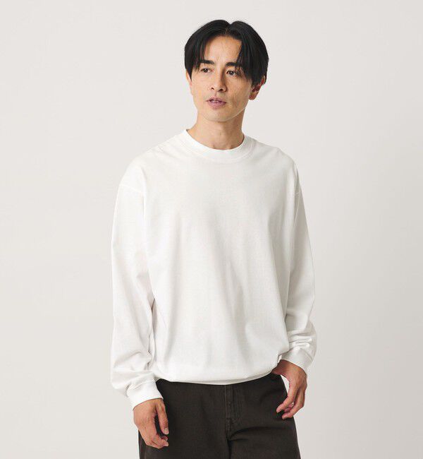 BEAUTY&YOUTH UNITED ARROWS「リファインド コットン スウェット」|Tシャツ・カットソー|WHITE