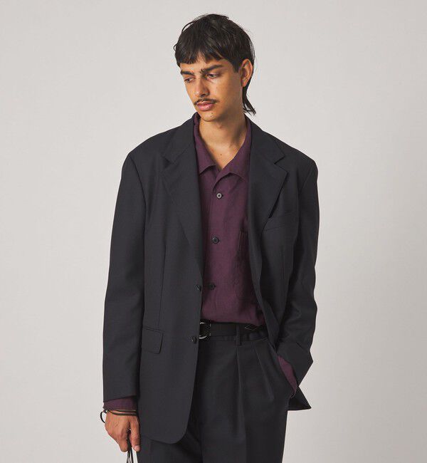 STEVEN ALAN「＜Steven Alan＞ マットピケ シングルブレステッド 2B ジャケット」|テーラードジャケット|