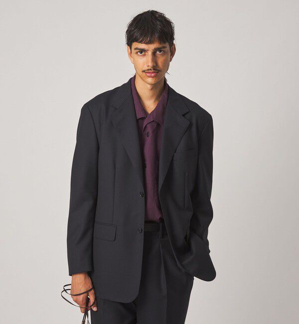 STEVEN ALAN「＜Steven Alan＞ マットピケ シングルブレステッド 2B ジャケット」|テーラードジャケット|