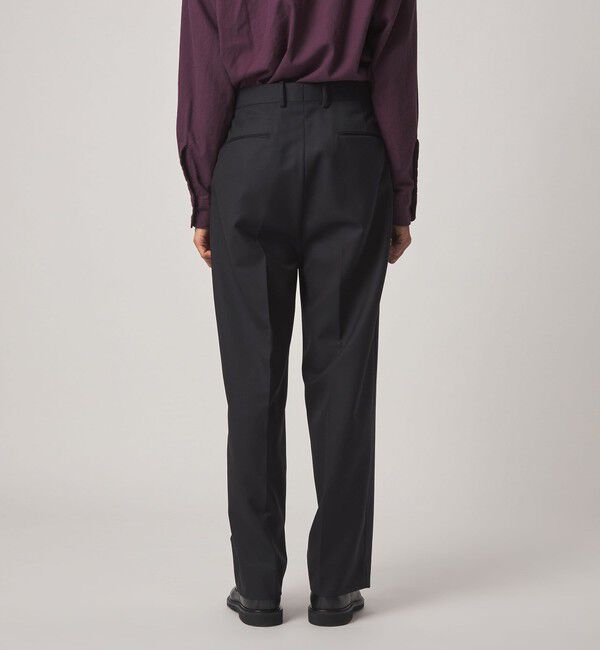 STEVEN ALAN「＜Steven Alan＞ マットピケ イン ツープリーツ ドレス トラウザーズ II」|スラックス|
