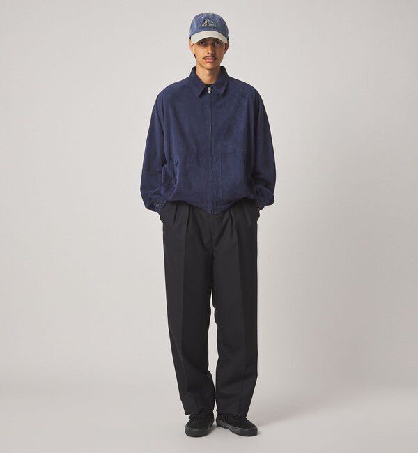 STEVEN ALAN「＜Steven Alan＞ マットピケ イン ツープリーツ ドレス トラウザーズ II」|スラックス|