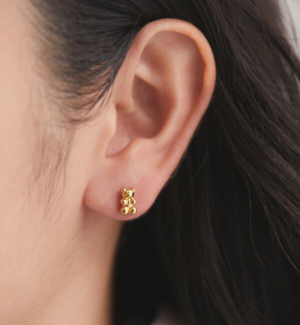BEAUTY&YOUTH UNITED ARROWS「＜BAQLESS＞Amity Bear ピアス」|ピアス|