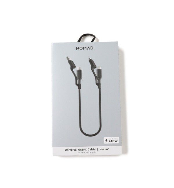 bPr BEAMS「NOMAD / Universal Cable 0.3m Made with Kevlar(R)」|モバイルケース|