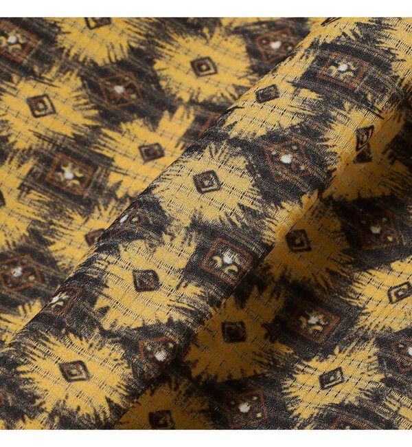 BEAMS PLUS「Italian Collar Mesh Print」|シャツ・ブラウス|