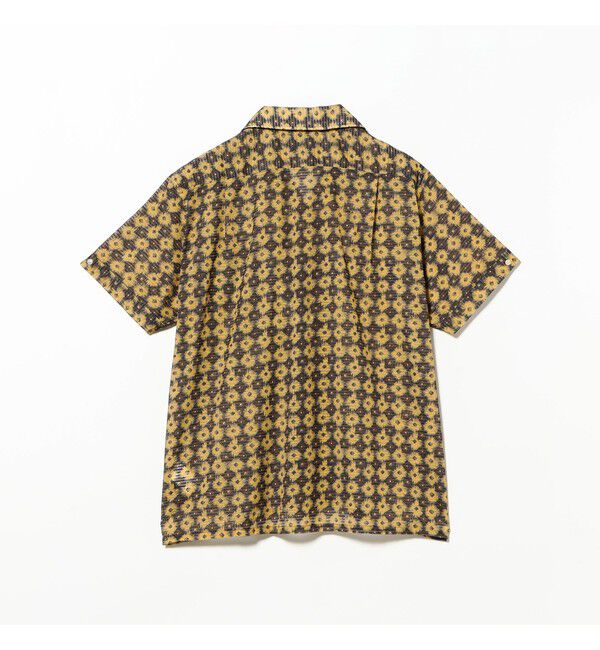 BEAMS PLUS「Italian Collar Mesh Print」|シャツ・ブラウス|