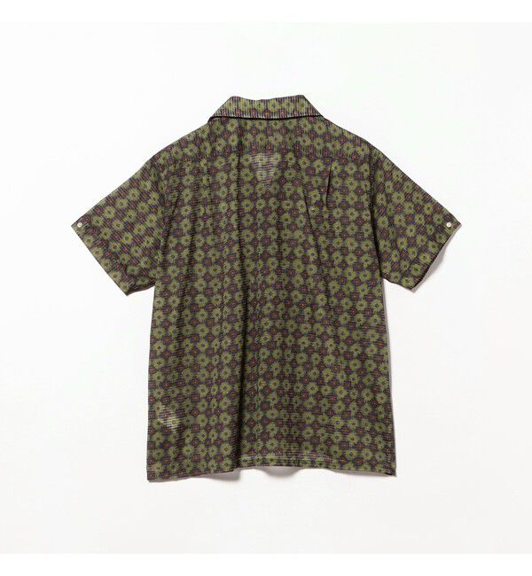 BEAMS PLUS「Italian Collar Mesh Print」|シャツ・ブラウス|