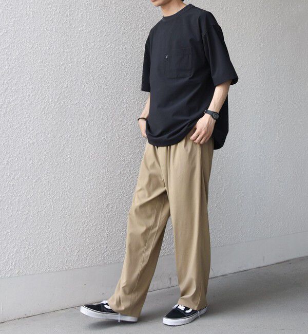 SHIPS any「SHIPS any:〈吸水速乾〉Rapidry クルーネック スピンドル ポケット Tシャツ◇」|Tシャツ・カットソー|