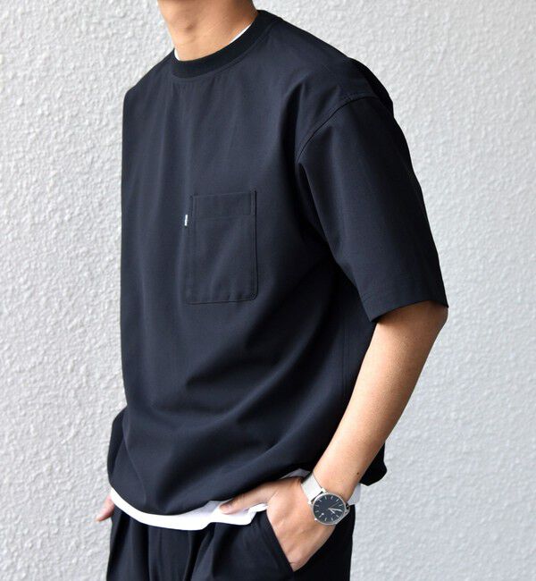 SHIPS any「SHIPS any:〈吸水速乾〉Rapidry クルーネック スピンドル ポケット Tシャツ◇」|Tシャツ・カットソー|