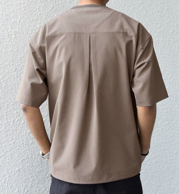SHIPS any「SHIPS any:〈吸水速乾〉Rapidry クルーネック スピンドル ポケット Tシャツ◇」|Tシャツ・カットソー|
