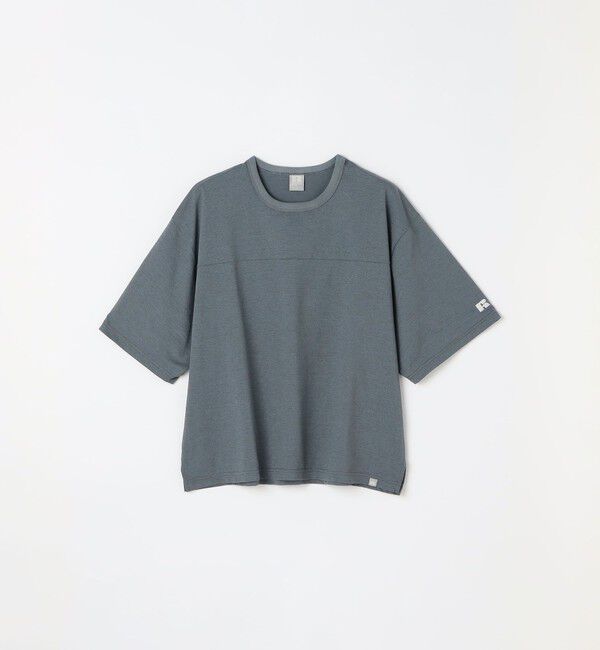 SHIPS any「【SHIPS any別注】RUSSELL ATHLETIC:〈吸水速乾/抗菌防臭〉Dri-Power(R) フットボール Tシャツ◇」|Tシャツ・カットソー|