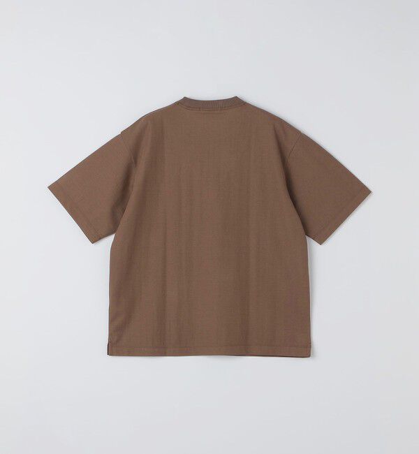 SHIPS「SHIPS:〈接触冷感〉リネン ライク ジャカード ショートスリーブ Tシャツ」|Tシャツ・カットソー|