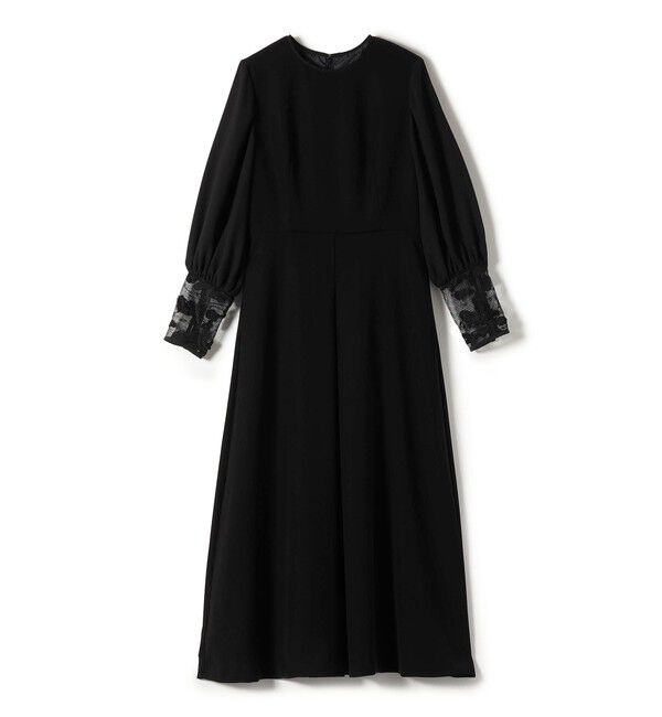 SHIPS for women「《予約》【SHIPS別注】kaene:〈洗濯機可能〉袖 レース フロント タック ワンピース（セレモニー対応可）」|ワンピース|