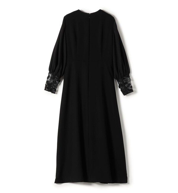 SHIPS for women「《予約》【SHIPS別注】kaene:〈洗濯機可能〉袖 レース フロント タック ワンピース（セレモニー対応可）」|ワンピース|