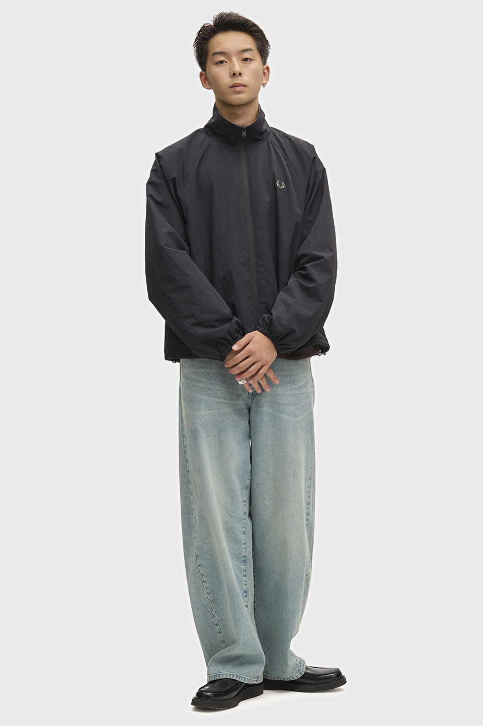 FRED PERRY 「FRED PERRY／OVERSIZED SHELL JACKET／オーバーサイズドシェルジャケット」|ブルゾン・スタジャン|