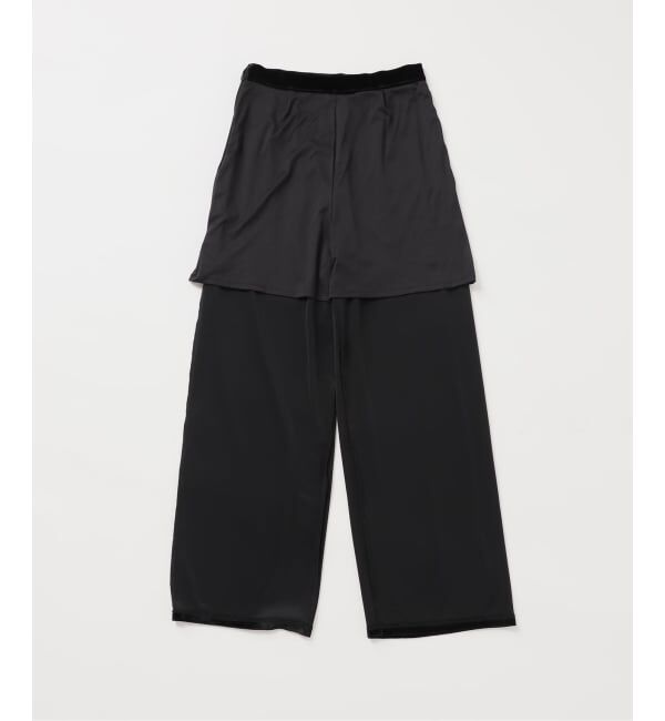 OUTDOOR PRODUCTS Usual Things「追加 ベロアフレアパンツ」|スラックス|