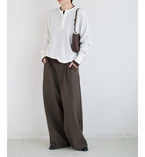 OUTDOOR PRODUCTS Usual Things「シアーワッフルロンTEE」|Tシャツ・カットソー|