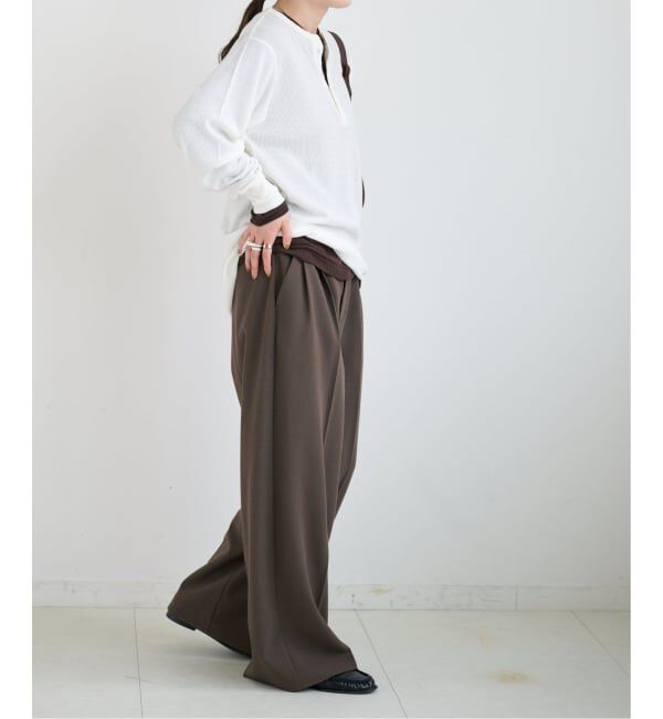 OUTDOOR PRODUCTS Usual Things「シアーワッフルロンTEE」|Tシャツ・カットソー|